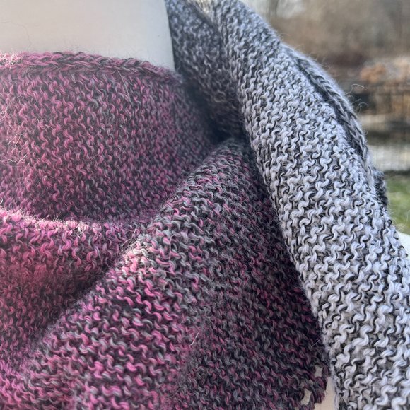 Knitted Kercheif Scarf - Picture 3 of 5